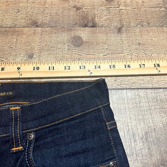 Nudie Jeans Co NWOT Men's Dark Wash Stretch Lean Dean Straight Jeans Sz 29x32 - Picture 4 of 5